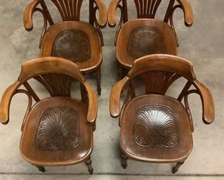 Wood Arm Chairs