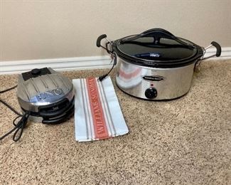 Crockpot & Waffle Iron