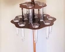 Unusual double tiered epergne stand