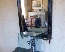 Adams style Bilbao decorated mirror