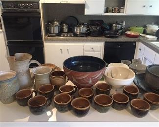 Packed kitchen - Cuisinart, Calphalon, Le Creuset, Ninja and more.