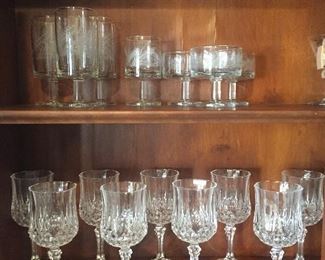 Gorgeous Crystal stemware.
