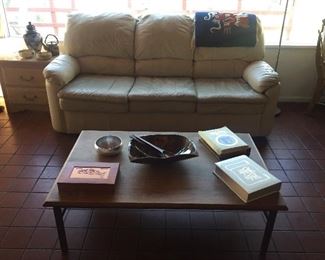 Leather sleeper sofa - Berkline.