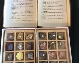 Large collection of rocks, gems and minerals.