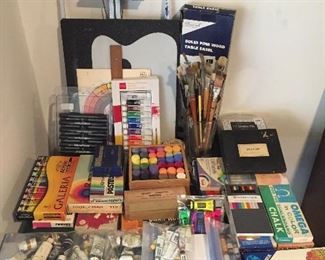 Art supplies.