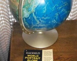 Rand McNally 12" world portrait globe