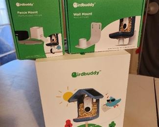 Birdbuddy Smart Bird Feeder with Solar Panel/Fence Mount/Wall Mount