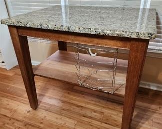Marble Top Table (Large-Used as an island in kitchen)