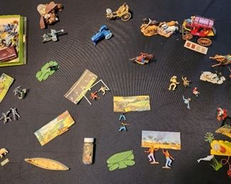 Vintage Miniature Toy Figures 