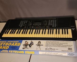 Musical Instrument Keyboard & Stand
