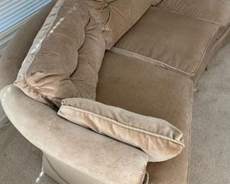 Vintage HENREDON Curved Sofa