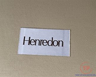 Vintage HENREDON Curved Sofa