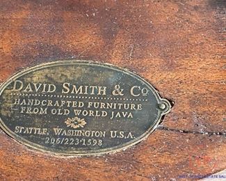 David Smith & Co Handcrafted Small Wood Stool