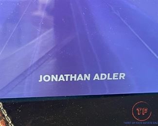 JONATHAN ADLER Medium Neo Geo Lucite Obelisk