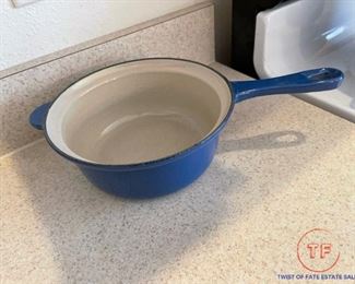LE CREUSET Dark Blue 6 1/2" Sauce Pan