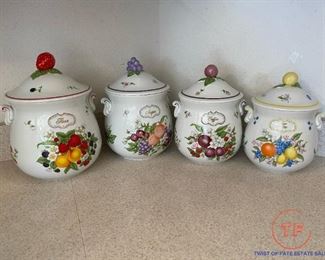 The LENOX Orchard Canisters - 4 Piece Set