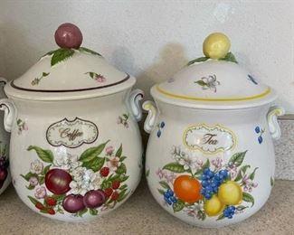 The LENOX Orchard Canisters - 4 Piece Set