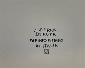 ATLAS Handmade Copper Peppermill with Sberna Deruta Dish