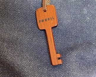 FOSSIL Wood Handled Purse