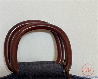 FOSSIL Wood Handled Purse