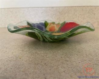 PEGGY KARR Tulip Pattern Plate