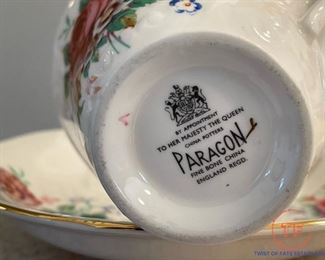PARAGON Teacup and Saucer Set
