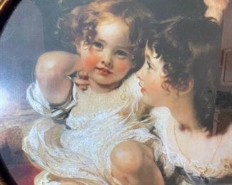 Large ETHAN ALLEN Calmady Children Sir Thomas Lawrence with Ornate Frame