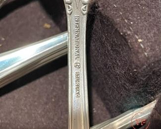 STERLING SILVER Flatware Set - International Prelude Pattern