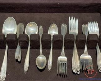 STERLING SILVER Flatware Set - International Prelude Pattern