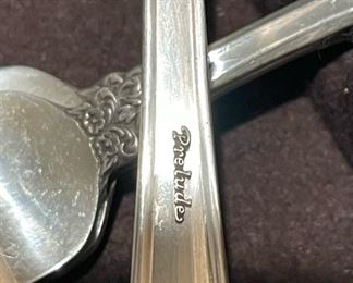 STERLING SILVER Flatware Set - International Prelude Pattern