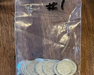 SILVER Roosevelt Dimes - LOT OF 20 #1 (17 Different Lots)
