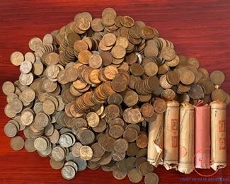 Large LOT of Unsearched Wheat Pennies