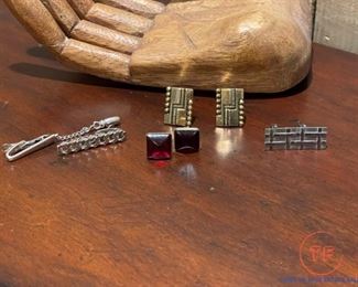 LOT - Cufflinks and Tie Bars #1