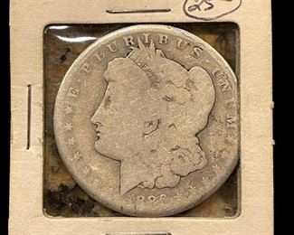 1886 S Silver MORGAN Dollar