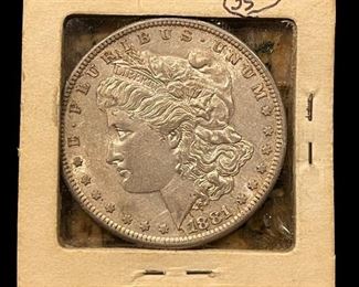 1881 S Silver MORGAN Dollar