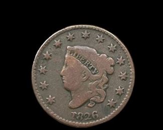 1826 Coronet Liberty Head Large Cent