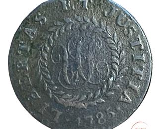1785 Nova Constellatio Copper Early US Coin