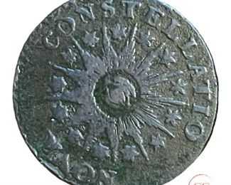 1785 Nova Constellatio Copper Early US Coin