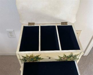 French Provincial Music Themed Cabinet