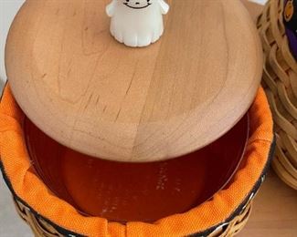 Longaberger 2004 Halloween Baskets - SET