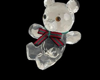 Swarovski Crystal Kris Bear Figurines - SET OF 2