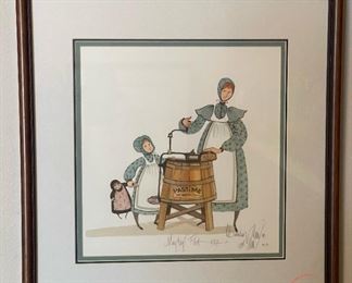 P BUCKLEY MOSS Signed "Maytag's First 1907" Framed Limited Edition
