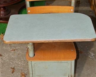 Vintage school desk