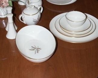 Lenox Wheat pattern.  Service for 12
