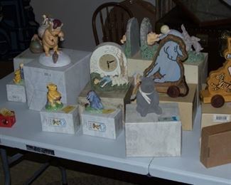 Large collection of Winnie the Pooh items