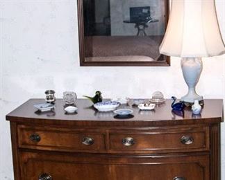 Dresser with mirror
