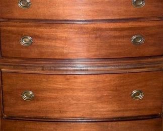 Highboy chest in second bedroom with 3 more matching pieces plus twin beds