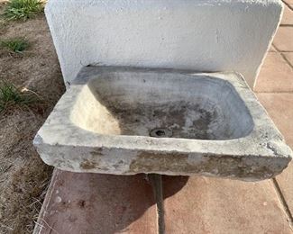 Antique marble sink
