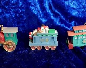 Hallmark Train Ornaments 
