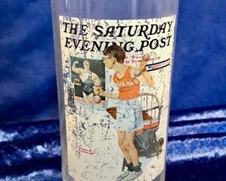 Vintage The Saturday Evening Post Glass 